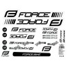 stickers FORCE 4 MTB for bike frame. 37x27 cm