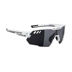 glasses FORCE AMOLEDO  white-grey black laser lens
