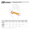 gloves FORCE MTB CORE summer  fluo-green L
