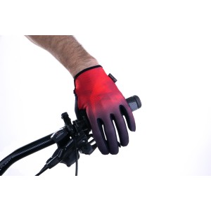 Handschuhe FORCE MTB CORE rot ins schwarz