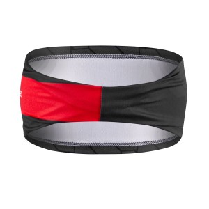 headband FORCE FIT sport narrowed  black-red UNI