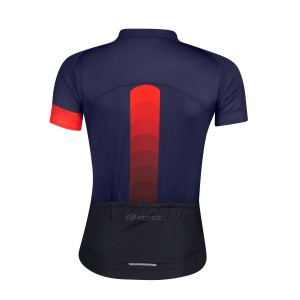 jersey F ASCENT lady short sl  blue-red M