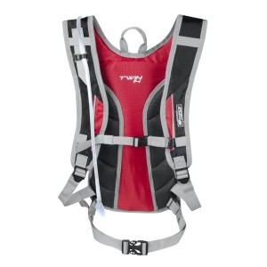 backpack FORCE TWIN PLUS 14 l+2L res. blk-red