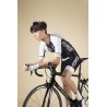 cycling suit FORCE TEAM PRO black-white L
