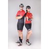 shorts FORCE B30 to waist with pad  black-red 3XL