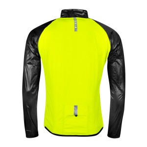 jacket FORCE WINDPRO windproof  fluo-black L