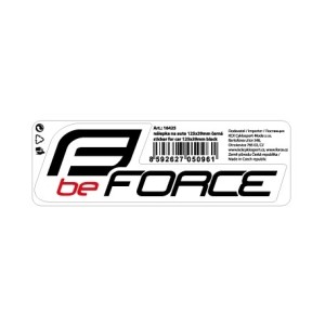sticker FORCE for car 125x39mm black