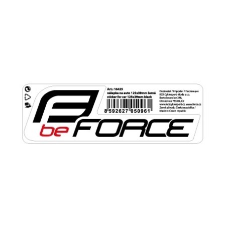 sticker FORCE for car 125x39mm black