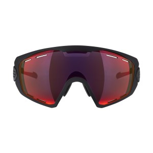 Sonnenbrille FORCE OMBRO PLUS schwarz-matt-rote Linse