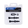 valve set FORCE GAP for tubeless 2xFV 44mm black