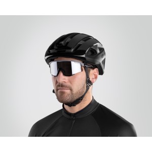 helmet FORCE NEO  black matt-glossy  L-XL