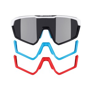 sunglasses FORCE APEX  white-gray  black lens