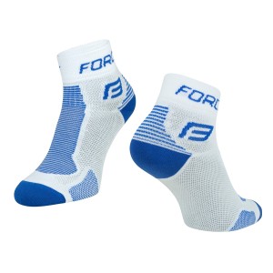 socks FORCE 1. white-blue L - XL