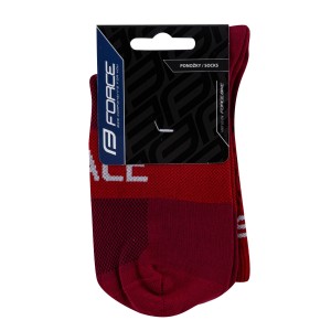 socks FORCE TRACE  red S-M/36-41