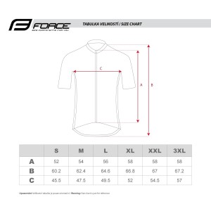 jersey FORCE PURE sh. sleeve  yellow L