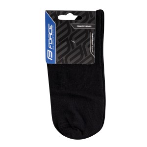 socks FORCE ELEGANT short  black L-XL/42-46