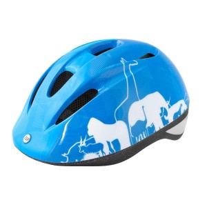 helmet FORCE FUN ANIMALS child blue-white M