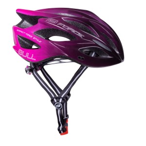 helmet FORCE BULL HUE  black-pink S-M