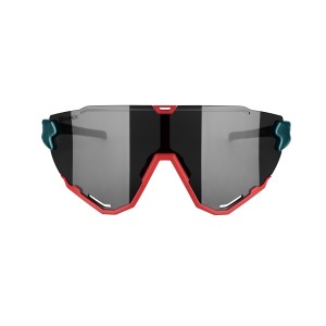 sunglasses FORCE CREED petrol.-red bl. mirr lens