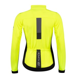 jacket FORCE FROST LADY softshell  fluo-black