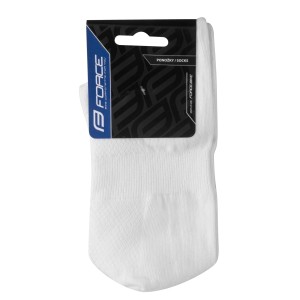 socks FORCE MID freetime  white L-XL/42-46