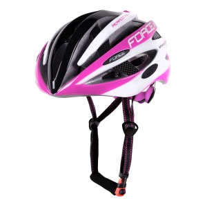 helmet FORCE ROAD. black-pink-white S - M