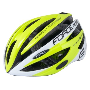 helmet FORCE ROAD. fluo-white L - XL
