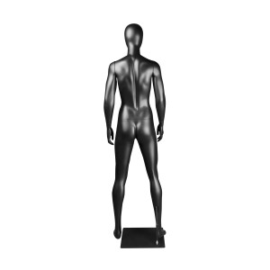 female mannequin upright posture  black matt