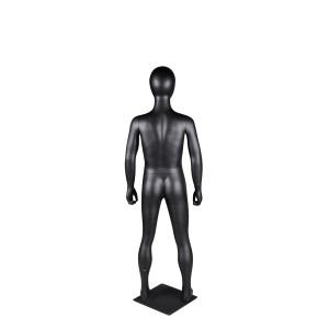 kid mannequin upright posture  black matt