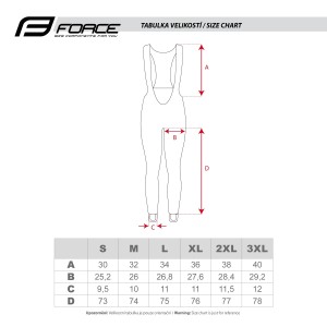 bibtights FORCE EXTREME with pad  black 3XL