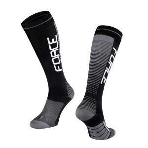 socks F COMPRESS  black-grey S-M/36-41