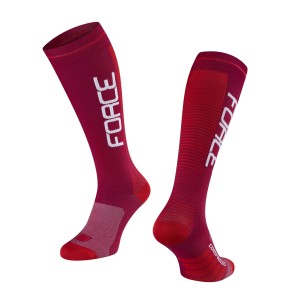 socks F COMPRESS  claret-red S-M/36-41