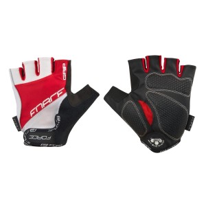 Handschuhe FORCE GRIP gel Weiss Rot %%% *