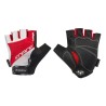 gloves FORCE GRIP gel. white-red L