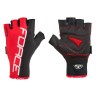 gloves FORCE DOTS w/o fastening. red-black L
