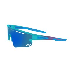 Sonnenbrille FORCE SPECTER türkis-blau, blau verspiegelte Gläser