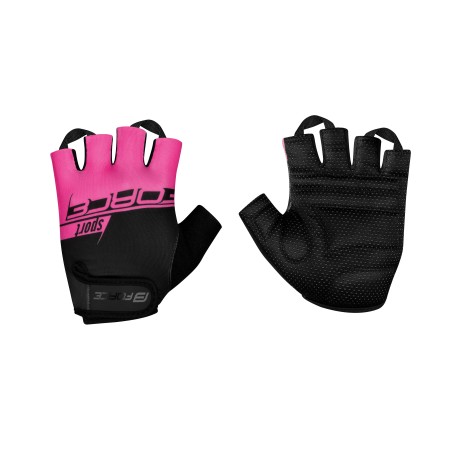Sommer Handschuhe SPORT  schwarz - pink