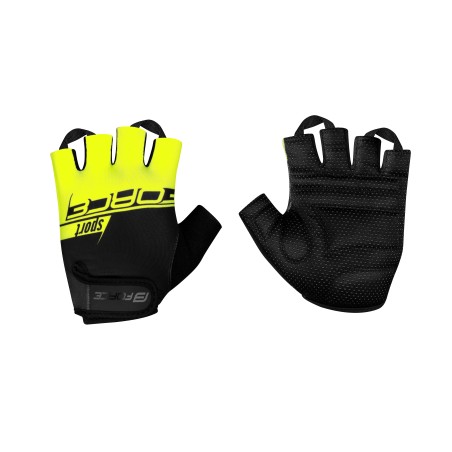 FORCE Sommer Handschuhe Sport , schwarz - gelb
