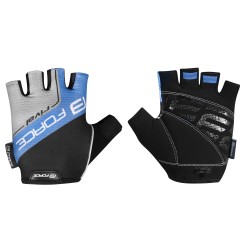 gloves FORCE RIVAL. black-blue