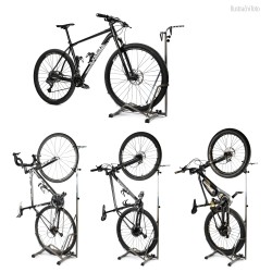 Ständer STABILUS VERTICAL für Fahrräder in der Ausstellung