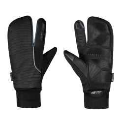 FORCE Winter Handschuhe HOT RAK PRO 3+1, schwarz