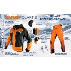 HAVEN Polartis Winterjacke, Ski -,Wander -,Langlauf -, Jacke Herren Orange