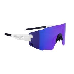 sunglasses FORCE MANTRA white  purple mirror lens