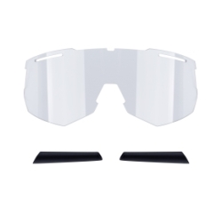Sonnenbrille F ATTIC  weiß-blk grüner Kontrast