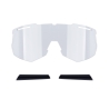 Sonnenbrille F ATTIC  weiß-blk grüner Kontrast