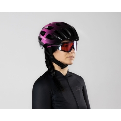 helmet FORCE HAWK  black-pink S - M