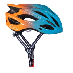 helmet FORCE BULL HUE  blue-orange L-XL