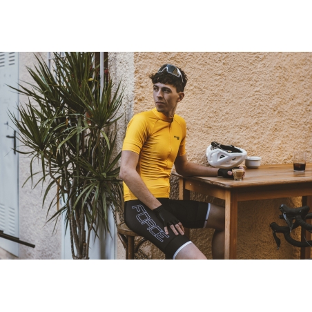 jersey FORCE PURE sh. sleeve  yellow L