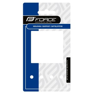 card FORCE for packaging seatposts 8 x 15 cm