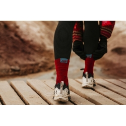 FORCE Merino Socken NORTH Thermo, L-XL/42-47 Rot